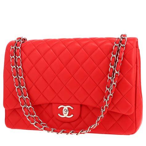 chanel rojo bolso|carteras Chanel originales.